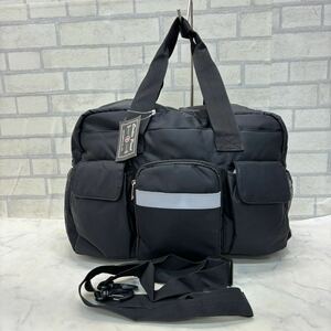 新品 タグ付き certer point ボストンバッグ 旅行カバン 容量29L 黒 ブラック ショルダーベルト ポリエステル