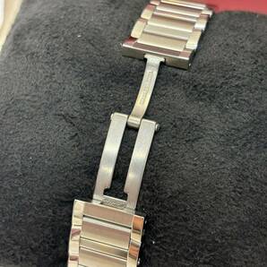 未使用 2024年2月購入 カルティエ CARTIER タンクフランセーズ SM WSTA0065 シルバー SS 箱・保証書付き 腕時計 レディース クォーツの画像6