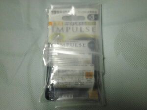 TOSHIBA RE-CHAGABLE BATTERY X 4 IMPULSE HIGH END MODEL SIZE 3(min.2,400mAh) IN PACK TNH-3A 4P NO1