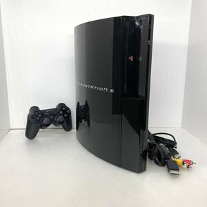 【正常動作品】SONY PlayStation3 CECHB00 20GB プレステ3 初期型 ブラック デュアルショック3コントローラ 迅速発送