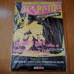 ★ Sex Pistols 未使用アルミ看板 A4サイズ / Finsbury Park セックス・ピストルズ 正規ライセンスグッズ