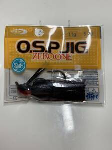 OSP O.S.P ゼロワン ジグ ZERO ONE 11g 並木 敏成 オリキン シリコンスカート アメザリ ブラック レッドフレーク