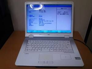 ★ NEC ノートパソコン Lavie PC-LL750LG 簡易動作確認済★