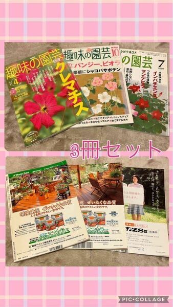 NHK趣味の園芸 2003年4月号 2004年 10月号 2007年 7月号 3冊セット 