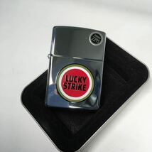 【未使用品】Zippoジッポー LUCKY STRIKE ラッキーストライク Made in U.S.A. 喫煙具 タバコ ZIPPO 【IK-00539】_画像9