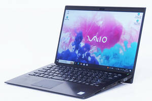 【1円～】Corei7 バッテリー良好 軽量薄型 日本製 VAIO Pro PK VJPK11C11N i7-8565U RAM16GB SSD256GB 14型FHD カメラ Type-C Win10Pro