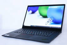 【1円～】2021/4モデル 4Kタッチ液晶 10世代i7 Quadro ThinkPad P1 Gen3 i7-10850H RAM32G SSD512G 15.6型 WiFi6 指紋/顔認証 LTE Win10_画像1