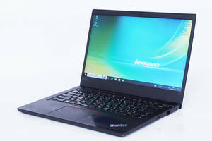 【1円～】バッテリー良好 10世代CPU 薄型快速PC ThinkPad E14 i5-10210U RAM8GB SSD256GB 14インチFHD カメラ Wi-Fi6 Type-C Win10Pro