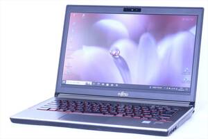 【1円～】薄型スタイリッシュPC！LIFEBOOK E746/P i5-6300U メモリ8GB SSD256GB 14.0TFT Win10 2017年モデル