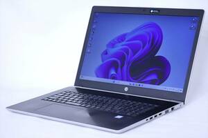 【即配】Windows11 Office2021搭載！GeForceグラボ映像強化モデル！HP ProBook 470 G5 i3-8130U RAM8G 17.3HD+ GeForce 930MX-2G