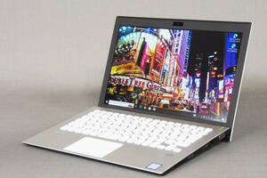 【1円～】バッテリー良好 軽量コンパクトPC！VAIO Pro PF VJPF11C11N i5-8250U RAM8G SSD256G 11.6インチFHD カメラ 指紋認証 Win10Pro