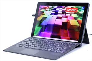 【1円～】12.2型WUXGA液晶搭載2in1タブレットPC!第8世代Corei5搭載!Lenovo Miix 520 i5-8250U RAM8G SSD256G Win10 指紋認証 ACアダプタ