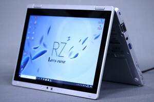 【1円～】Office2021搭載!バッテリー良好!10.1型WUXGA液晶タブレットPC!Let's note CF-RZ6 i5-7Y57 メモリ8G SSD256G Win10リカバリ