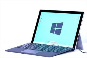 【1円～】Windows11 Office2021搭載！768g軽量タブレット！Surface Pro 5 m3-7Y30 RAM4G SSD128G 12.3PixelSense タイプカバー付属