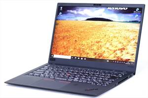 【1円～】Corei7 タッチ液晶 大容量SSD搭載!バッテリー良好!薄型軽量!ThinkPad X1 Carbon Gen6 i7-8650U メモリ16G SSD512G 14.0FHD Win10