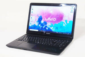 【1円～】バッテリー良好！Office2021 DVDマルチ テンキー搭載 VAIO Fit 15E SVF1532SEJ i3-4005U RAM8G HDD500G 15.5HD Win10