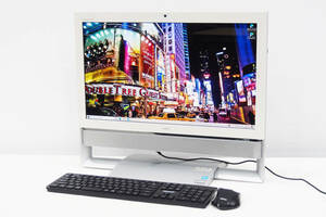 【1円～】Corei7 Office2021 ブルーレイドライブ 液晶一体型PC VALUESTAR N VN770/TSW i7-4710MQ RAM8G 新品SSD512G 23インチFHD Win10