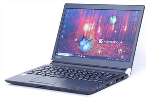 【1円～】コスパ最高！バッテリー良好！Office2021搭載即戦力PC！dynabook R73/J Celeron 3865U RAM8GB SSD128GB 13.3TFT Win10