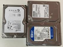 407D06★HDD/SATA/3.5インチ【320GB/１TB】3台/まとめて/データ消去済み/CrystalDiskInfo正常判定_画像1