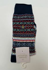 vivienne westwood ヴィヴィアンウエストウッド レディースクルーソックス FAIRISLE クルーソックス 700 新品未使用品靴下