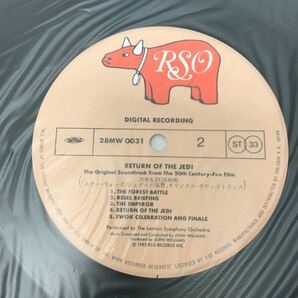 I0215A3 スター・ウォーズ STAR WORS ジェダイの復讐 RETURN OF THE JEDI LP レコード 音楽 映画音楽 28MW0031 オリジナルサウンドトラックの画像7