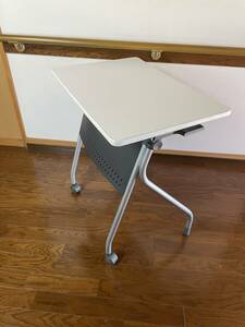 HOUTOKU ホウトク SD-6545 キャスター付 折り畳み 学習テーブル スタックテーブル フォールディングテーブル
