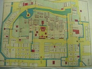 ■激レア江戸彩色版古地図『芝増上寺絵図 全1舗』徳川家斉の時代オールカラー仏教寺院絵本和本古文書浮世絵木版唐本古書古典籍東京都■