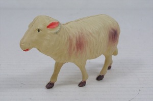 [珍品]戦前 セルロイド 羊 人形 1930～40年代 当時物 日本製 人形 動物 sheep ビンテージ 雑貨