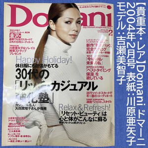 【貴重本・レア】Domani ドマーニ 2004年2月号 表紙：川原亜矢子 モデル：吉瀬美智子