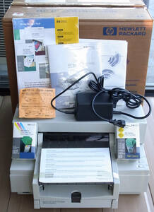 HP DeskWriter 550C（MODEL：C2124A）動作未確認未使用中古 動作保証無ジャンク品 傷んだ元箱付き