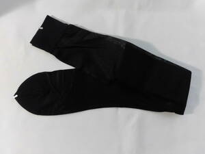 レトロ　グンゼ　紳士用靴下　ビジネス　ハイソックス　ナイロン１００％　シースルー　　薄手　ハイゲージ　ロングホーズ　黒　２５３６