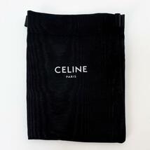 極美品☆CELINE セリーヌ 折り財布 ラージ ストラップウォレット レザー ブラック 現行 本革 黒_画像10