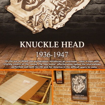 ハーレー ナックルヘッド ポスター B4フレームセット ◆ Knuckle Head B4-3c_画像2
