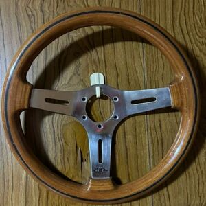  last price cut ultra rare! old car that time thing O.B.A wooden steering wheel 