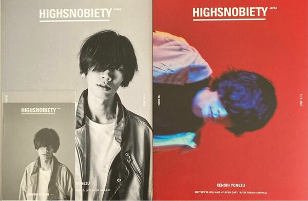 米津玄師　HIGHSNOBIETY JAPAN ISSUE 2冊 ポストカード付