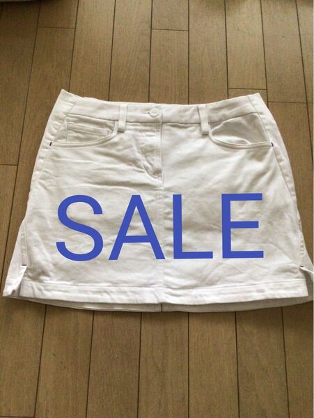 アディダス ゴルフスカート 白Sサイズ 厚手 ゴルフスカート