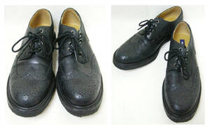 ■ Кент [Кент] Black Wing Cip Leather Business Shoes 25 ■