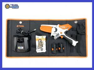 495915【中古良品/動作良好】GTA26 STIHL スチール バッテリー枝切りチェーンソーセット GTA26 STIHL ガーデンカッター *t215/7