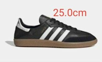 adidas 25.0cm Samba Decon "Core Black"アディダス サンバ デコン IF0641