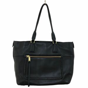 mb001 COLE HAAN コールハーン レザー トートバッグ ハンドバッグ 肩掛け 本革 皮革 かばん カバン 鞄 バッグ BAG ブラック 黒 レディース