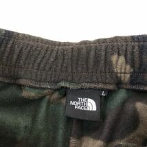 H704 THE NORTH FACE ノースフェイス NL71447 カモ フリース パンツ ボトムス 迷彩 カモフラ アウトドア メンズ L 良品_画像8