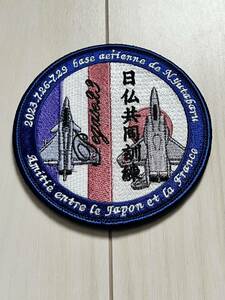 航空自衛隊　日仏共同訓練　ワッペン パッチ F-15 JASDF 空自　新田原基地基地