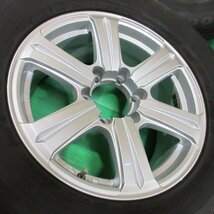 プラド 265/65R17 冬用バリ山スタッドレス 80-85%山 グッドイヤー ICENAVI SUV 4本 6穴PCD139.7 7.5J +25 サーフ ハイラックス 中古新潟_画像2