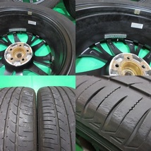 フォレスター 215/55R17 2021年夏タイヤ 60-70%山 トーヨー NANOENERGY3 PLUS 4本 5穴PCD100 7J +47 アウトバック Weds LEONIS TE 中古新潟_画像8