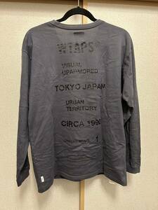 WTAPS CIRCA L/S TEE ダブルタップス　長袖Tシャツ　CHARCOAL　Mサイズ　201ATDT-LT02S　安価♪