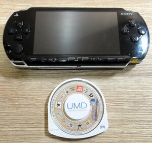 【中古】SONY PSP 1000シリーズ 黒 本体 ONEPIECE ソフト 動作品