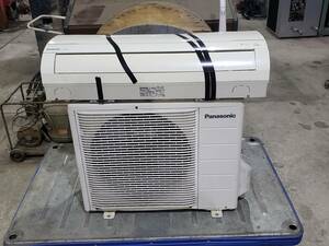 Q5577 動作未確認/現状渡し☆売切☆Panasonic CS-259TB-W CU-259TB ルームエアコン 2009年製