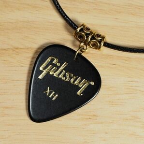 ピック ネックレス レザー ギブソン Gibson ギター eHb ギブソン ピック ギター Gibson