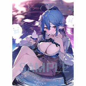 【新品未開封】 ホロライブ 雪花ラミィ 水着 タペストリー hololive