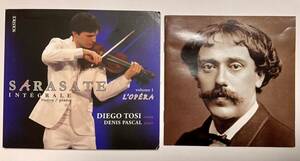 サラサーテ ディエゴ・トージ/デニス・パスカル演奏 輸入盤CD SARASATE INTEGRADE volume,1 L,opera Diego Tosi Denis Pascal